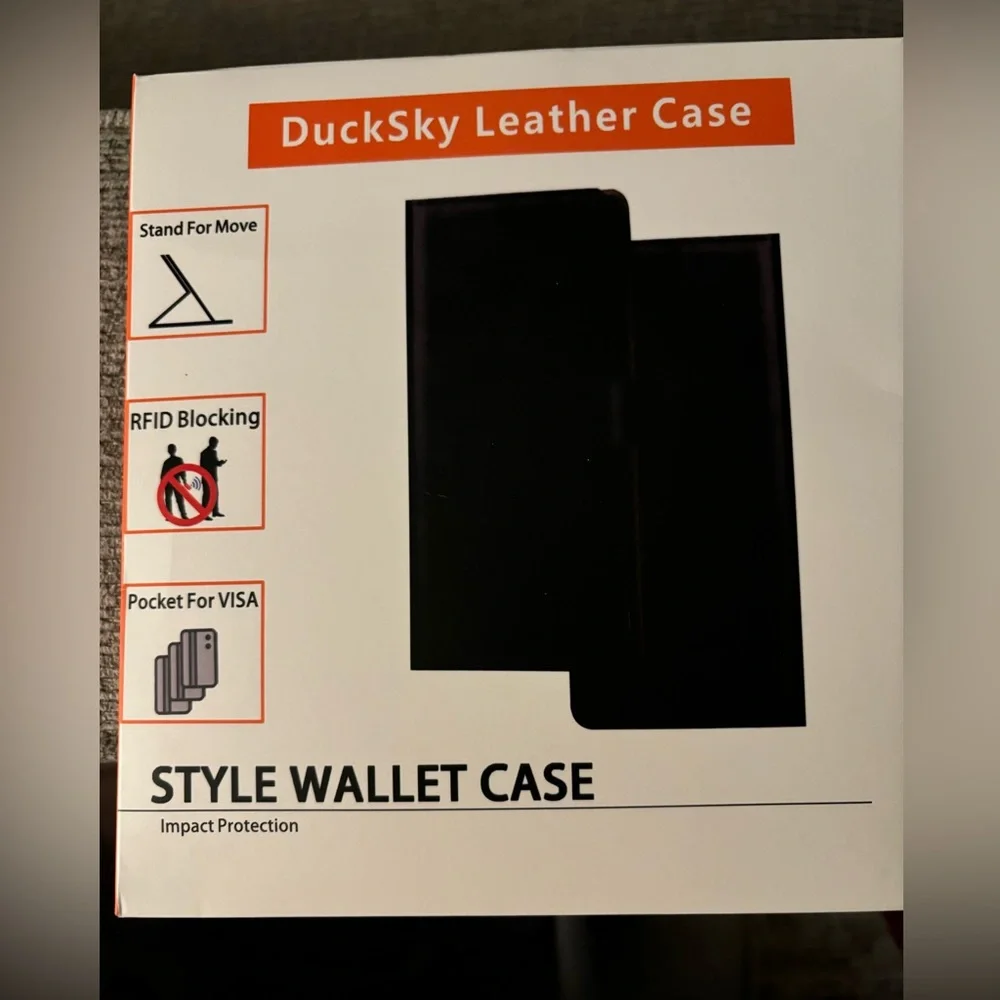 Leather Wallet cellphone case for IPhone 14 ProMax
